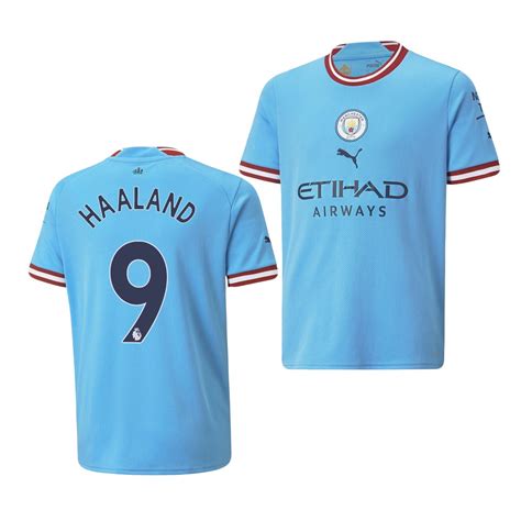 erling haaland manchester city youth jersey